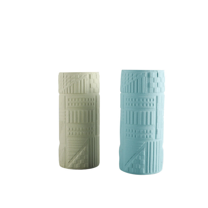 Textured Ceramic Decoratieve Vaas