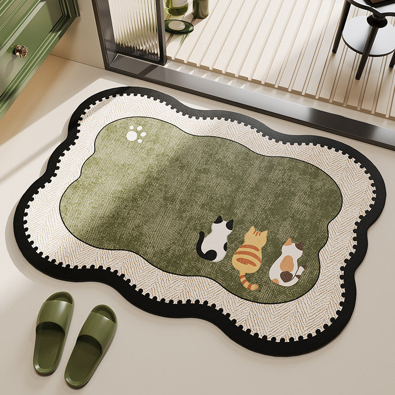 Kat-Thema Pluche Badmat
