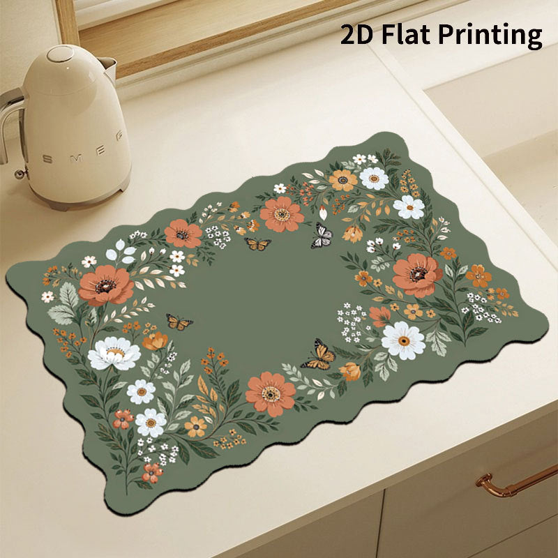 Geruit Keuken Comfort Mat