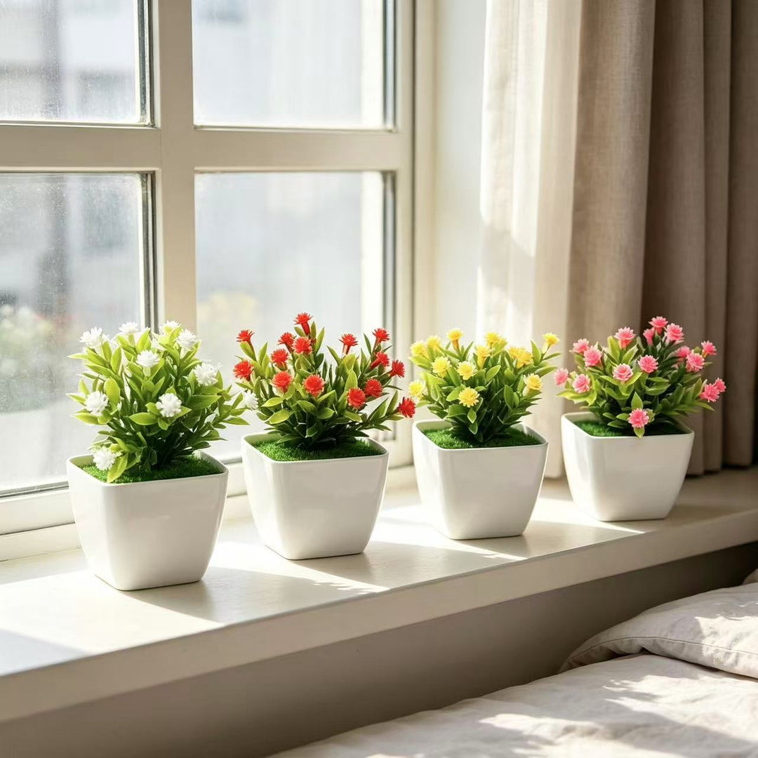 Kunstbloemarrangement voor Huisdecoratie en Binnenpresentatie