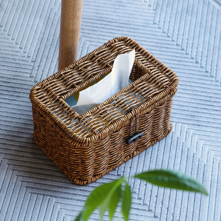 Handgeweven decoratieve opbergdoos