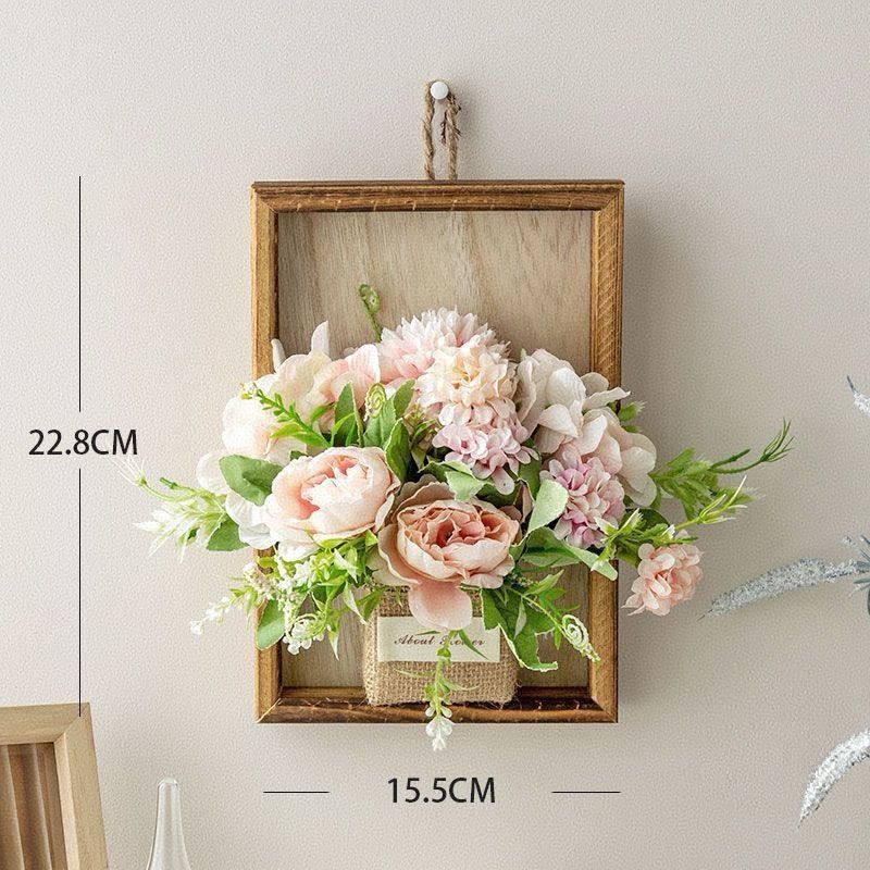 Decoratieve Muurbevestigde Bloemstuk
