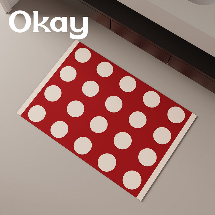 Polka Dot Patroon Badmat