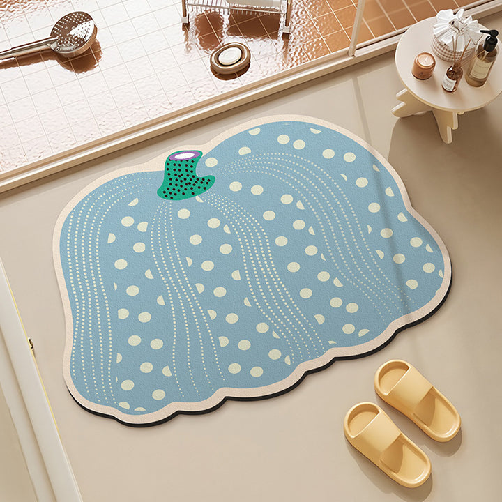 Decoratieve Pompoen Vormen Gebied Mat