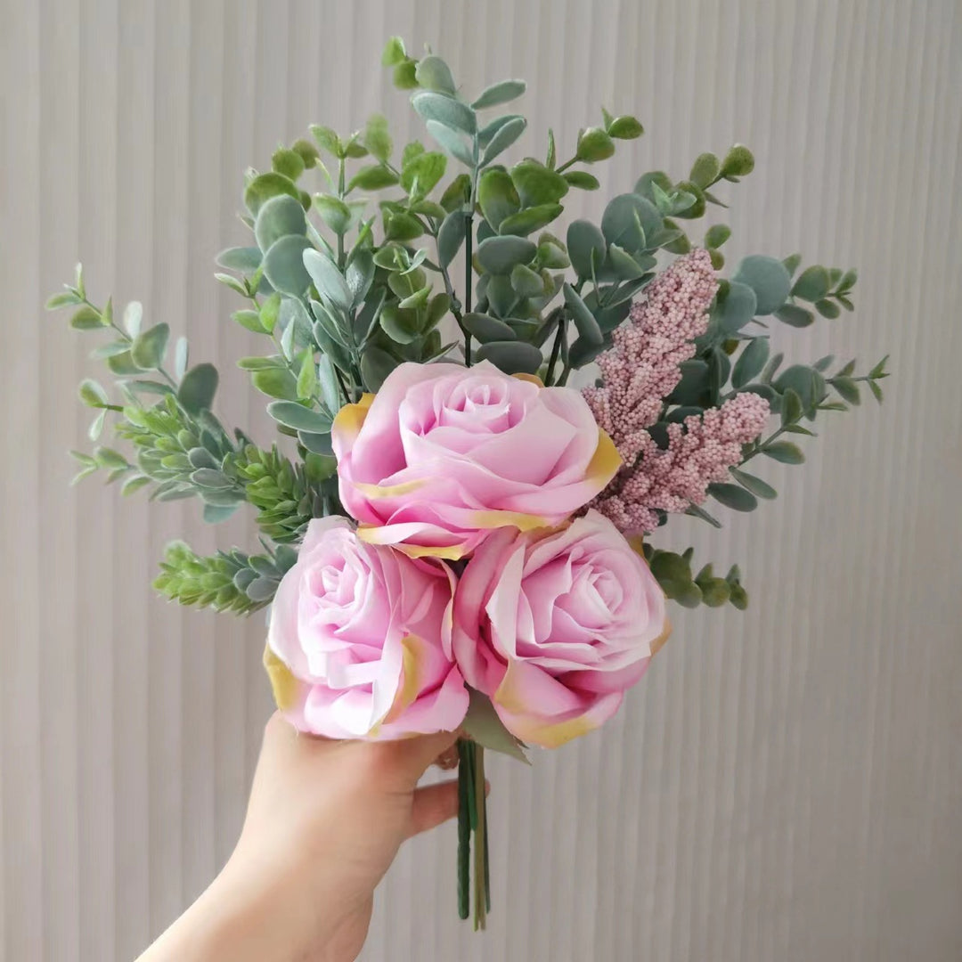 Levensechte Gele Rozen Boeket Arrangement