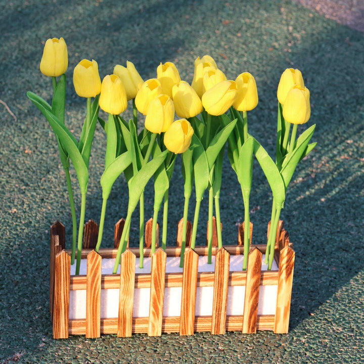 Decoratieve Nepproeffen Tulpen Plantbak
