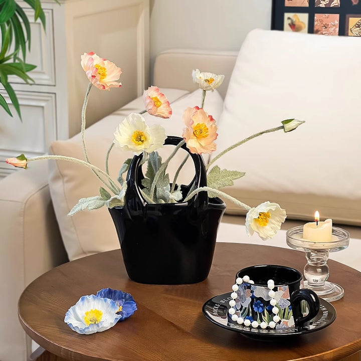 Stijlvolle Decoratieve Papaver Bloem Arrangement