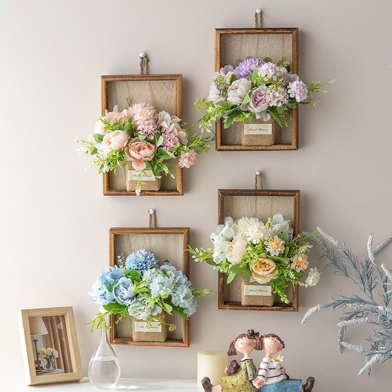 Decoratieve Muurbevestigde Bloemstuk
