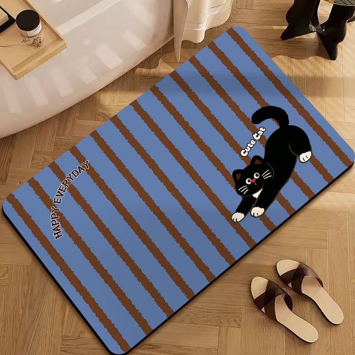 Cartoon-Thema Decoratieve Deurmat voor Thuis Entree