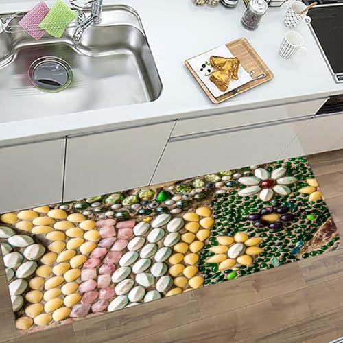 Abstract Patroon Keuken Loper Mat