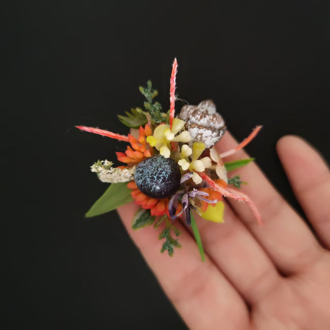 Klassieke Bloemige Broche
