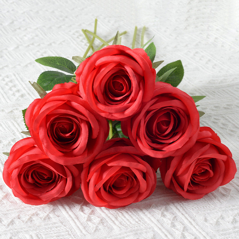 Decoratieve Zijde Rozen Accent