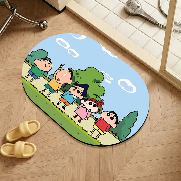 Pluche Badkamer Vloermat