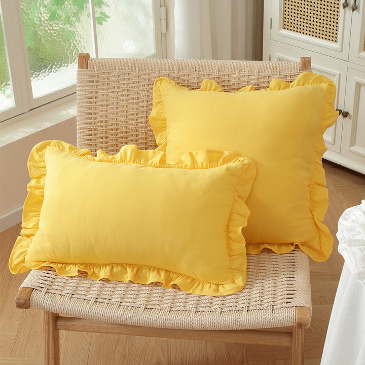 Geribbelde Decoratieve Gooi Kussen