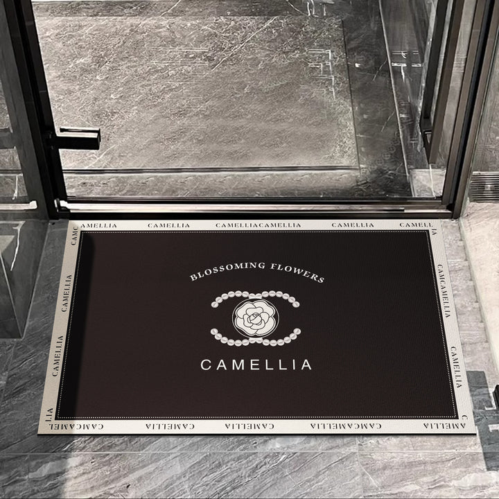 Elegante Ovale Decoratieve Gebiedsmat voor Thuis