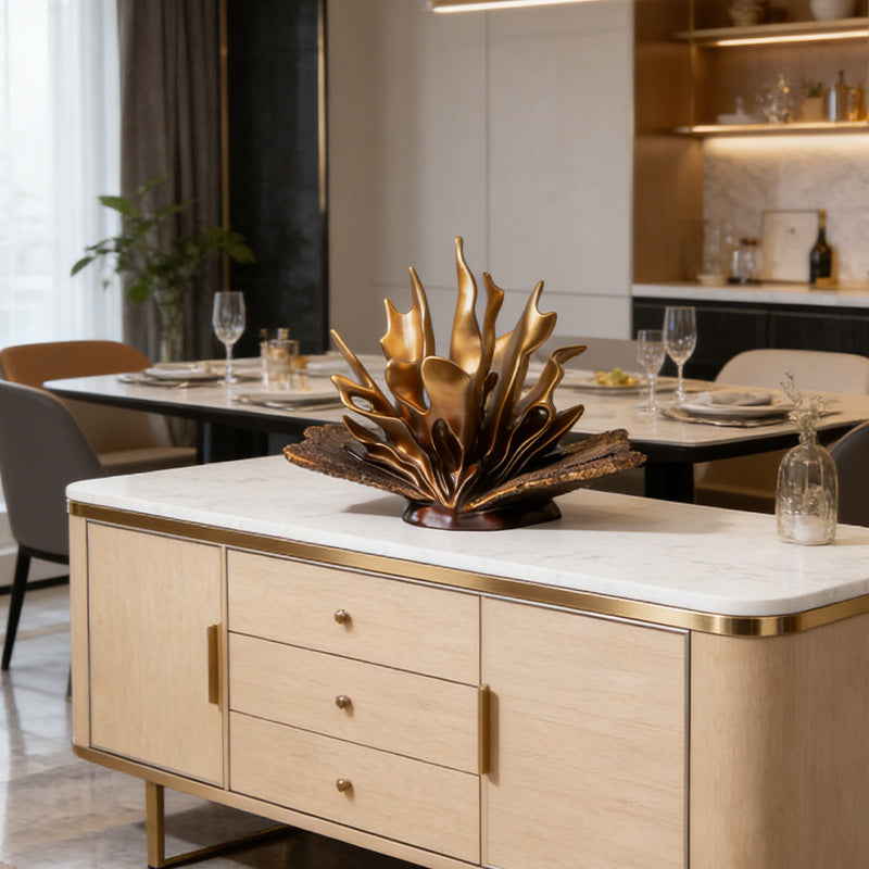 Moderne Decoratieve Gebogen Beeldhouwwerk