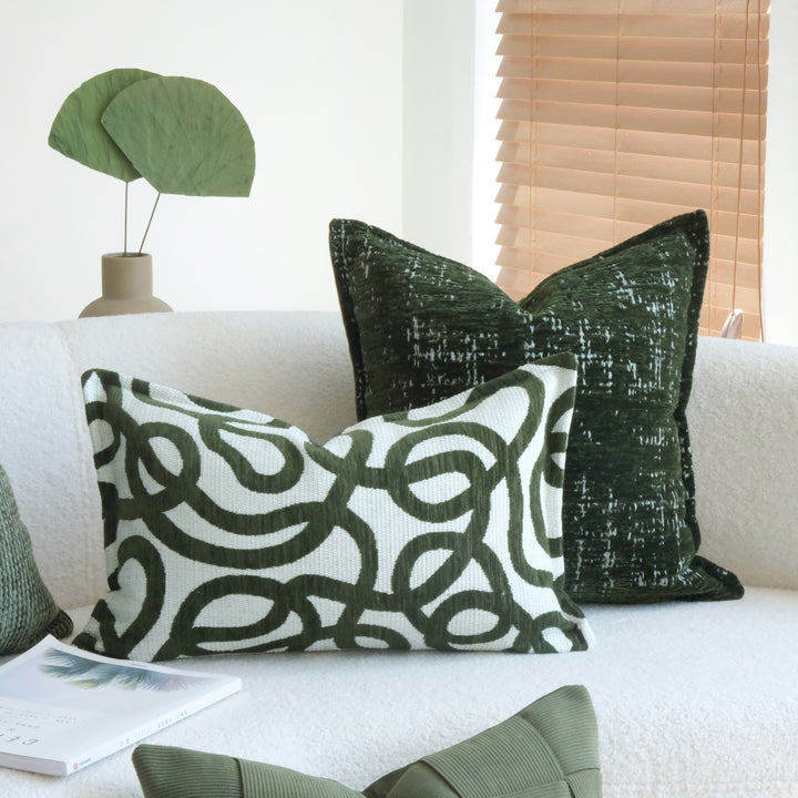 Textured Velvet Accent Kussen voor Huis Decor