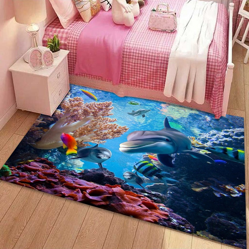 Koraalrif Oceaan Scène Tapijt