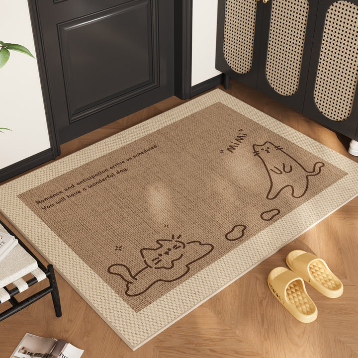 Schattige Cartoon Hond-Thema Binnen Gebied Mat voor Thuis