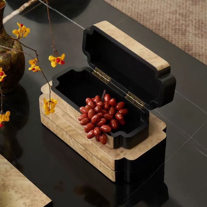 Decoratieve Houten Opbergdoos