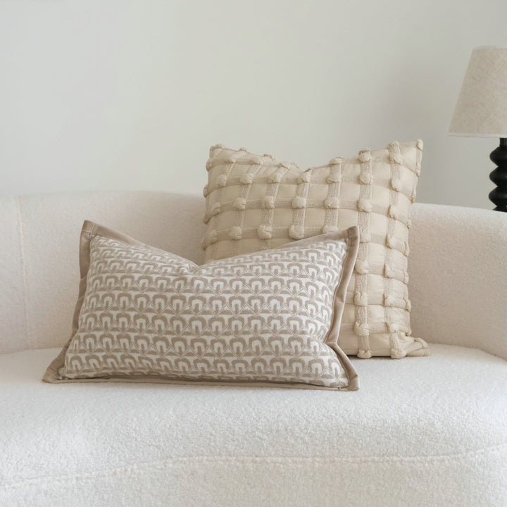 Textured Throw Cushion voor Woonkamer Decor