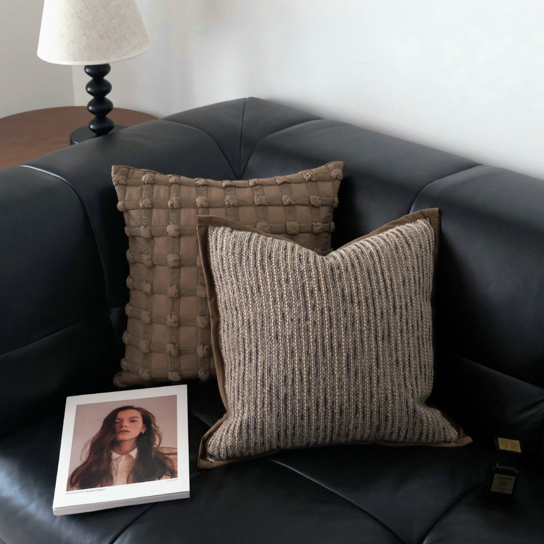 Textured Knit Kussen voor Thuisdecoratie Display
