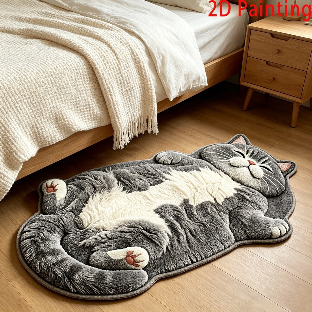 Kat-Thema Pluche Vloerkleed