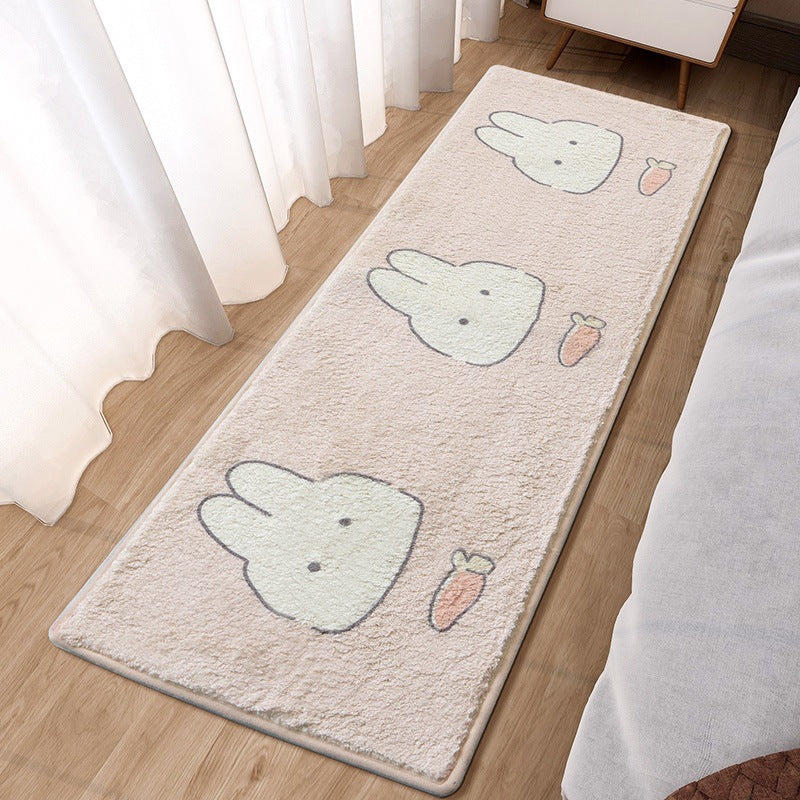 Zachte Pluche Bunny Themed Vloerkleed
