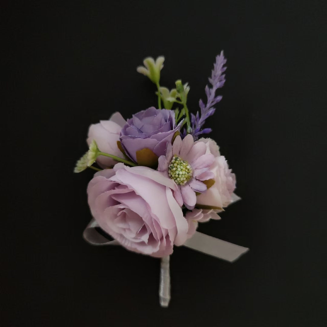 Elegante Bloemige Lapel Corsage