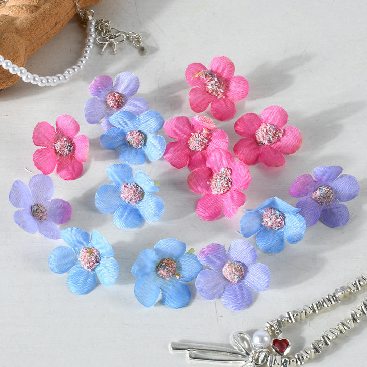 Glanzende Bloemige Haaraccessoires