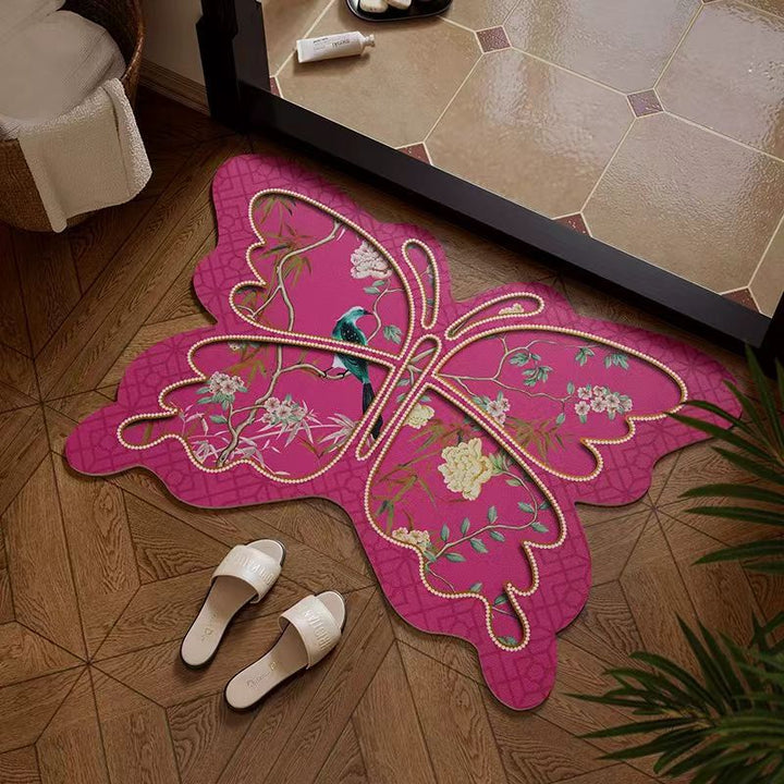 Vlinder-vormige Decoratieve Vloermat