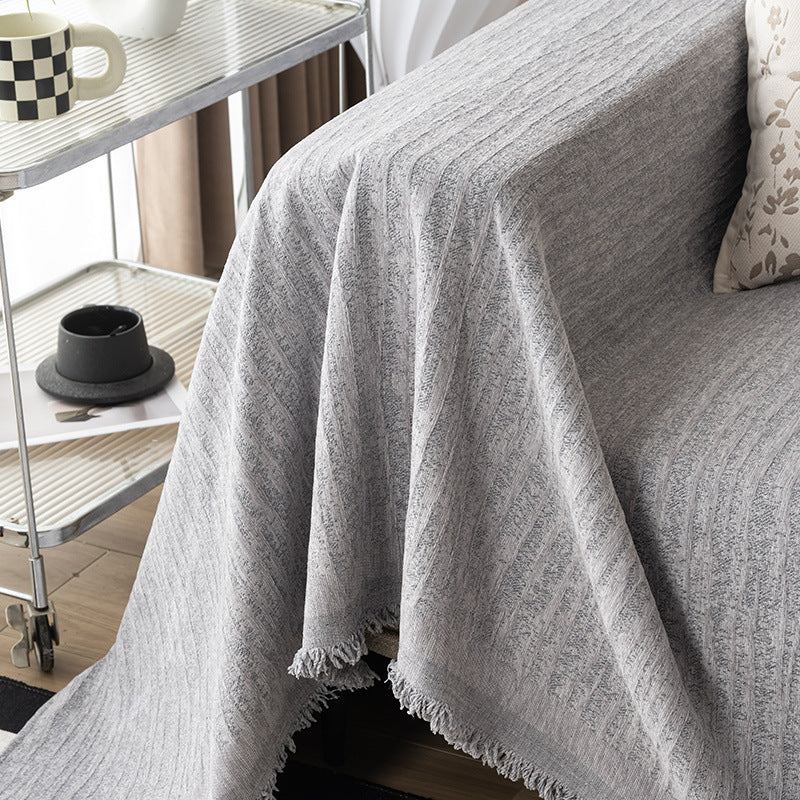 Zachte Textuur Sofa Gooi Deken