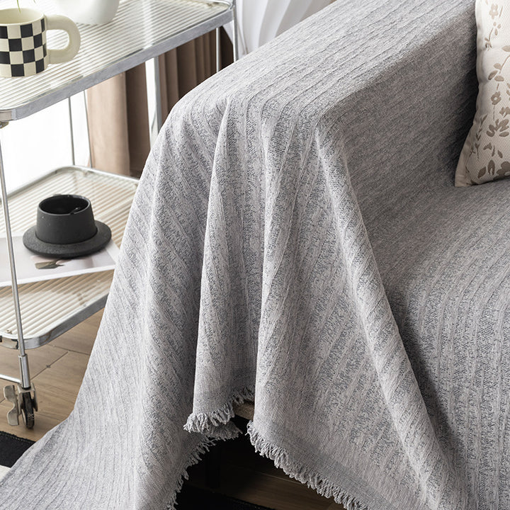 Zachte Textuur Sofa Gooi Deken