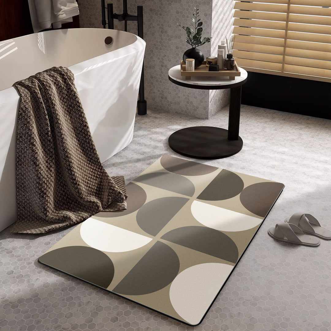 Contemporary Geometric Badmat