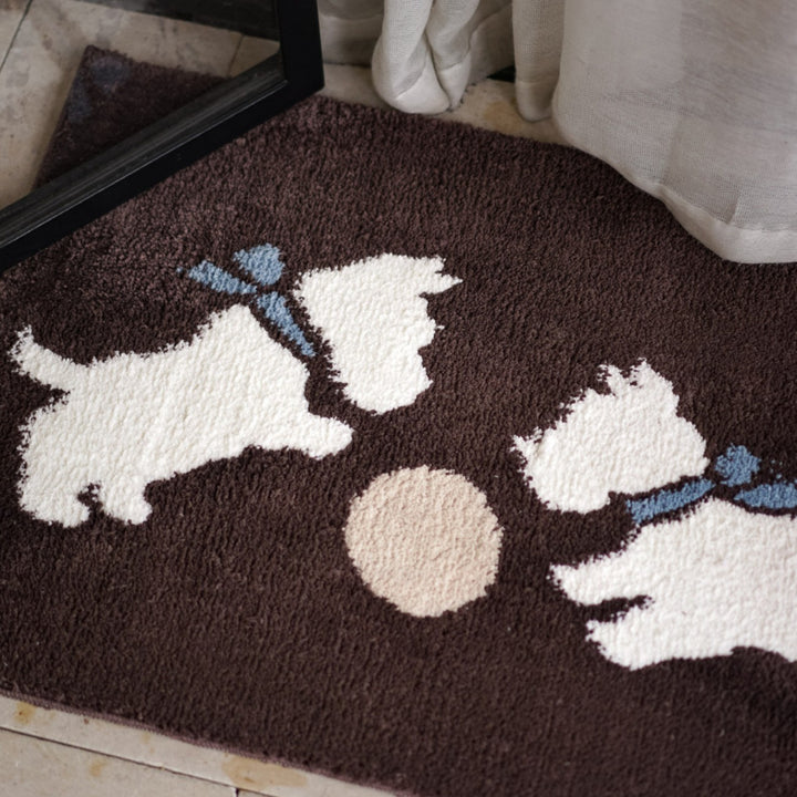 Speelse Honden-Thema Vloerkleed