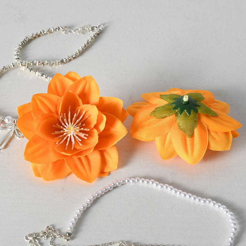 Elegante Zijde Bloemen Haaraccessoires