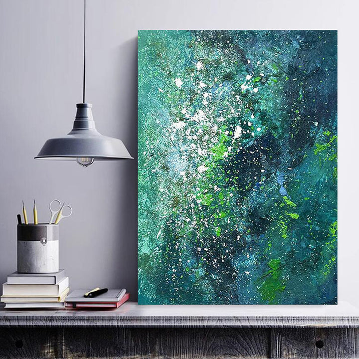 Abstract Spetter Canvas Kunstwerk