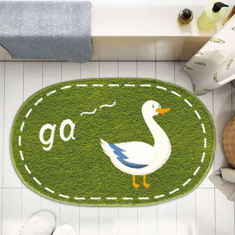 Pluche Badkamer Quote Mat