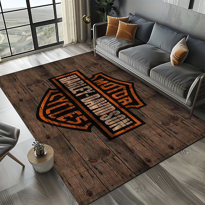 Harley Davidson Logo Vloerkleed