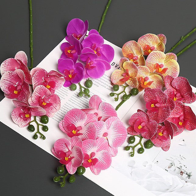 Levensechte Orchidee Bloem Steel