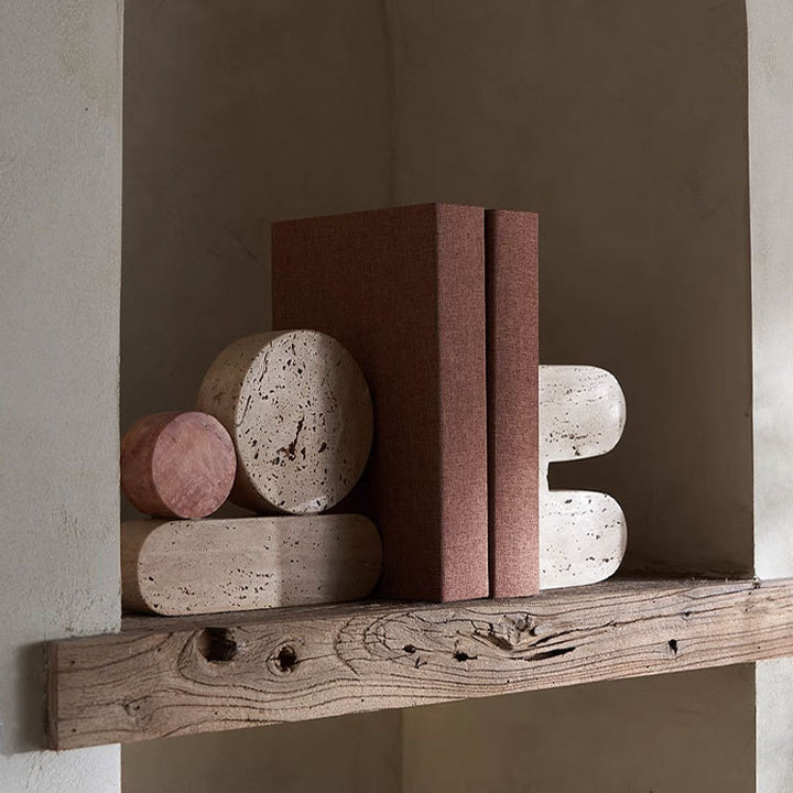 Decoratieve Steen Boekensteun