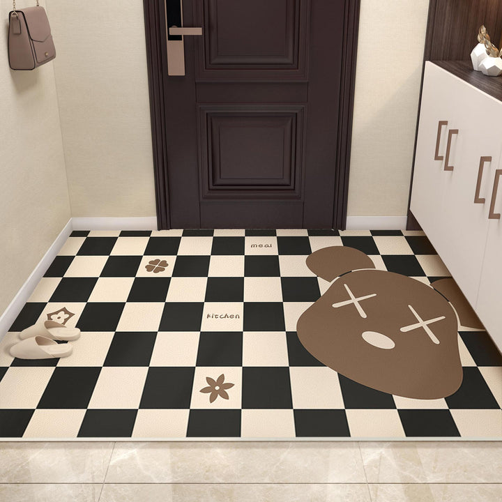 Schattige Cartoon Watergebied Mat voor Huisdecoratie