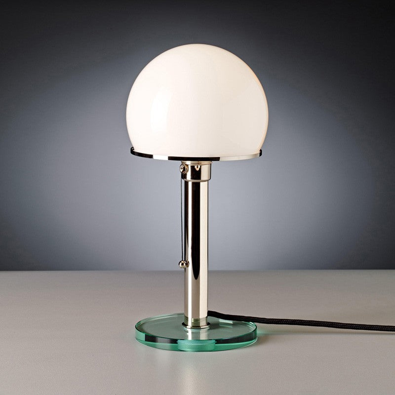 Moderne Bol Tafellamp met Glazen Basis