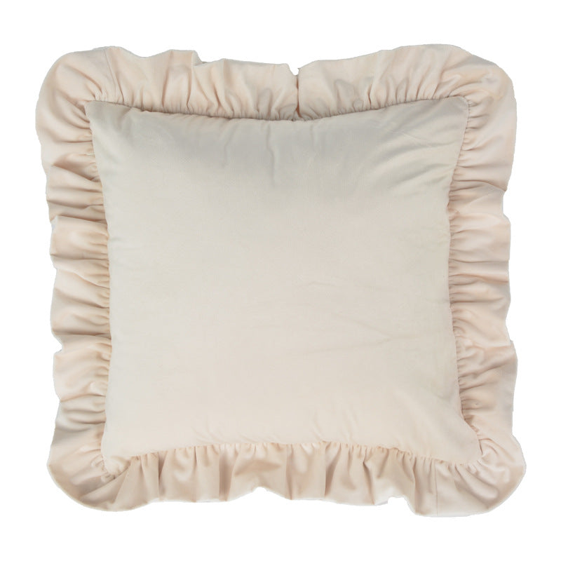 Luxe Rimpel Decoratief Kussen