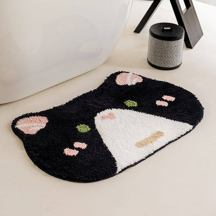 Pluche Smiley Face Badmat