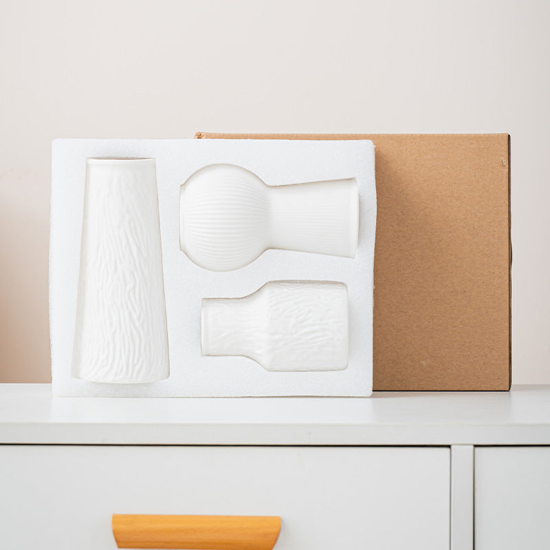 Moderne 3-delige Decoratieve Keramische Vaasset