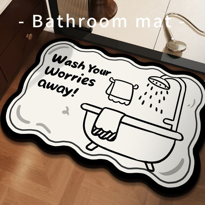 Leuke Douche Thema Badmat