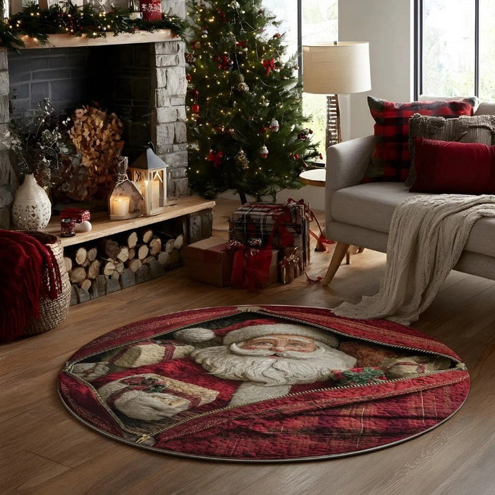 Kerstmis Santa Claus Themed Vloerkleed