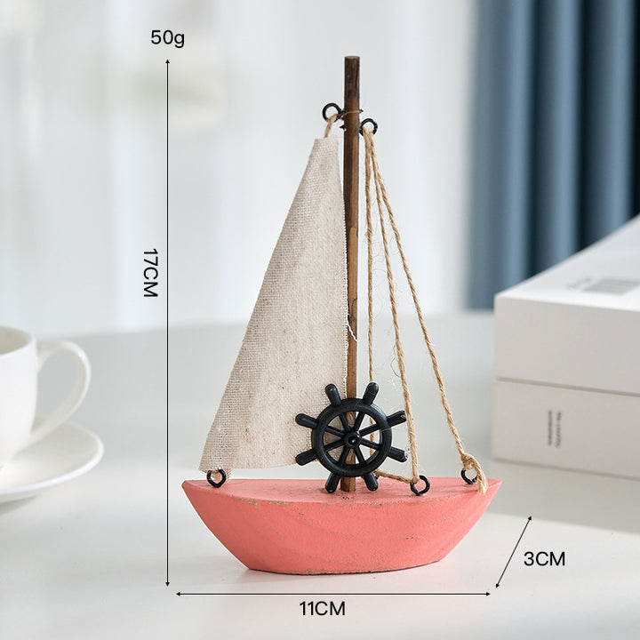 Zeilboot Model Decoratieve Weergave