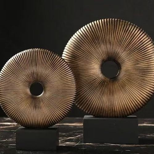 Decoratieve Sculpturale Accent Schijven